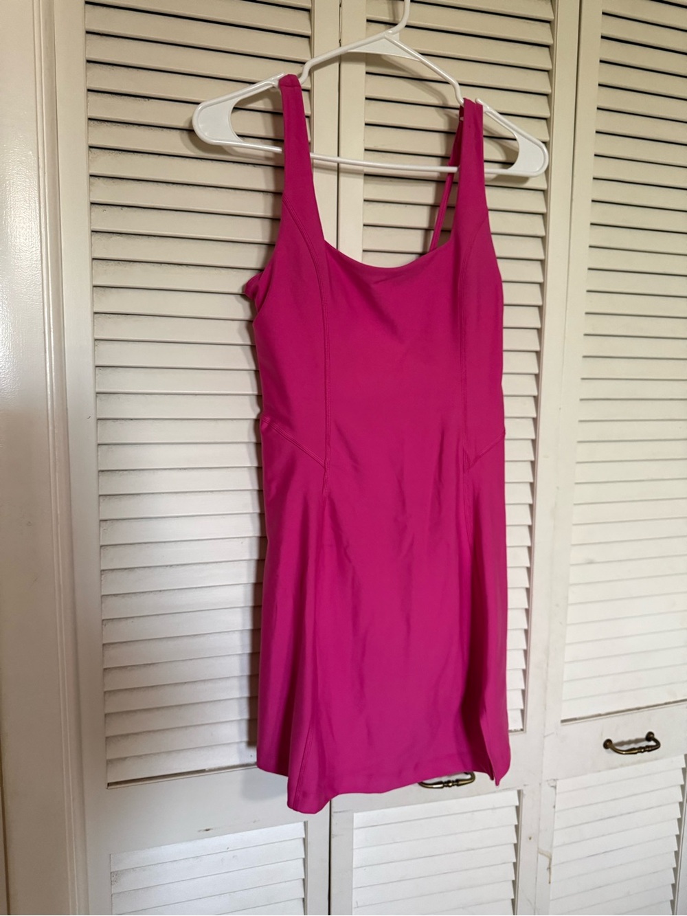 YPB Hot Pink Athletic Mini Dress with undershorts and pockets